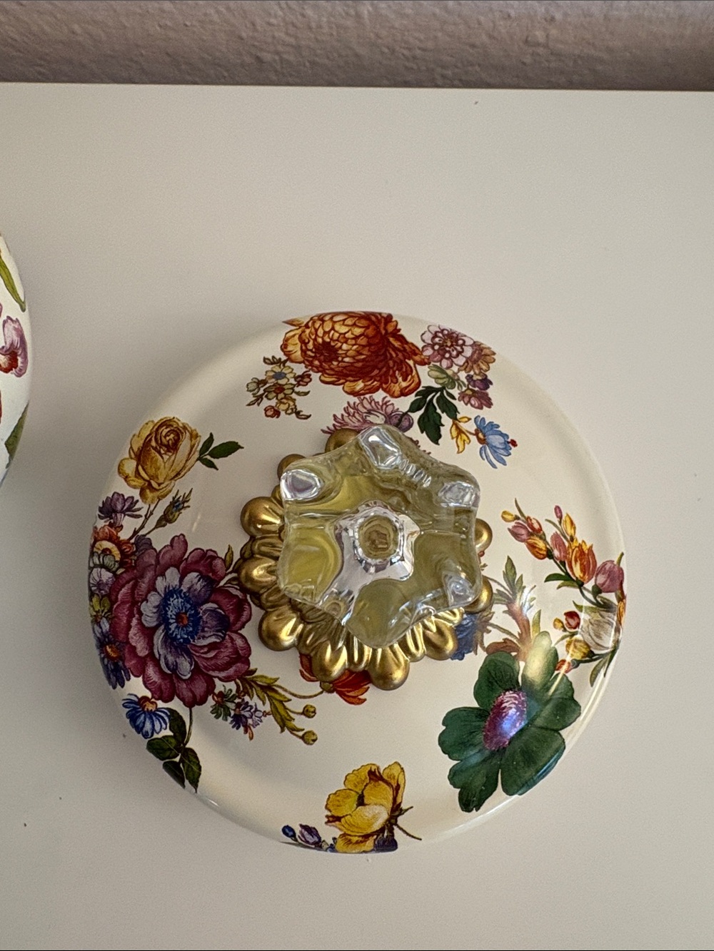 Mackenzie-Childs Flower Market Squashed Pot - Picture 6 of 8